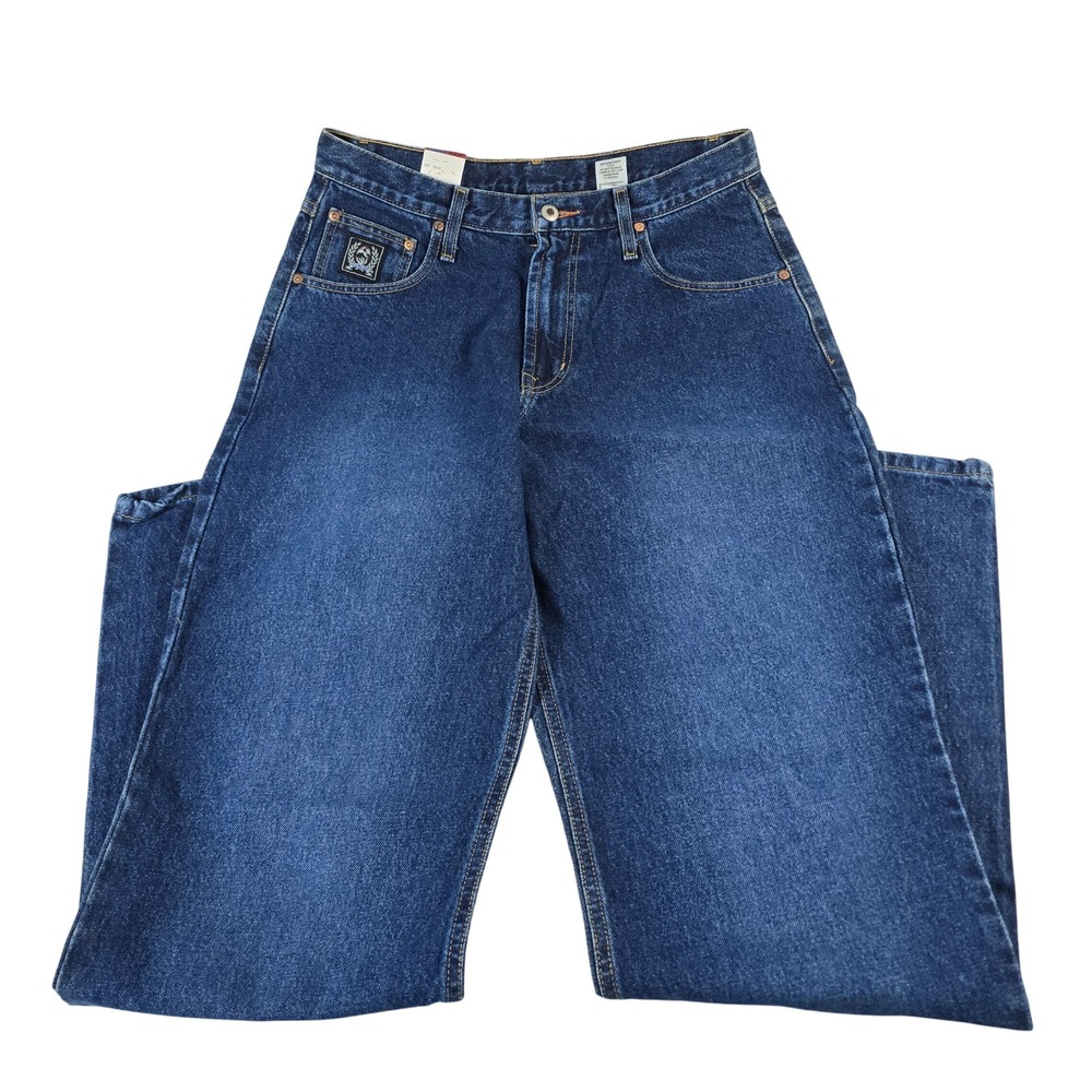 Cinch Black Label No 4 Mens Relaxed Straight Leg Jean Dark Wash 33x36 MB90633002